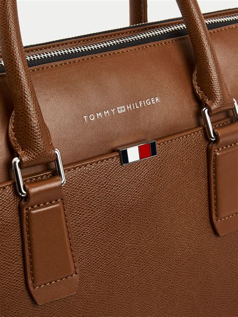 tommy hilfiger leather laptop bag.